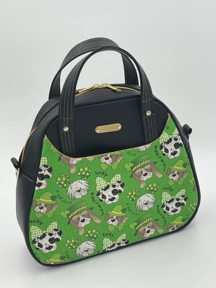 Lucky Pup Handmade Bowler Bag