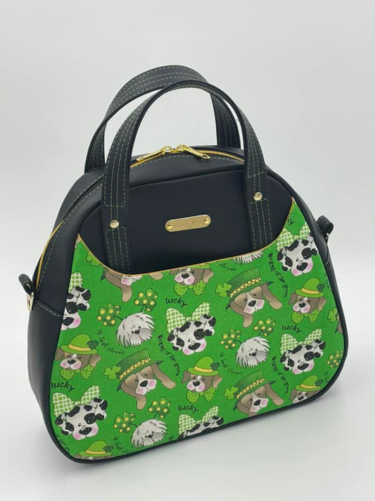 Lucky Pup Handmade Bowler Bag