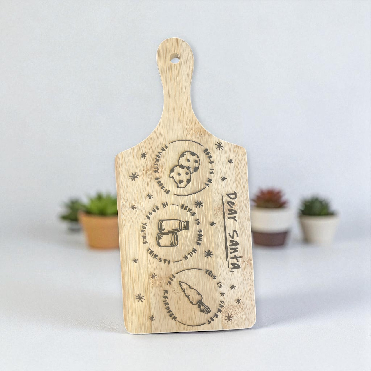 Santa Treat Cutting Board