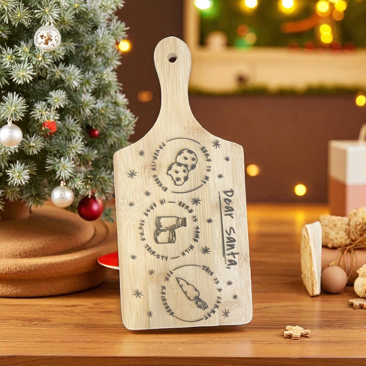 Santa Treat Cutting Board