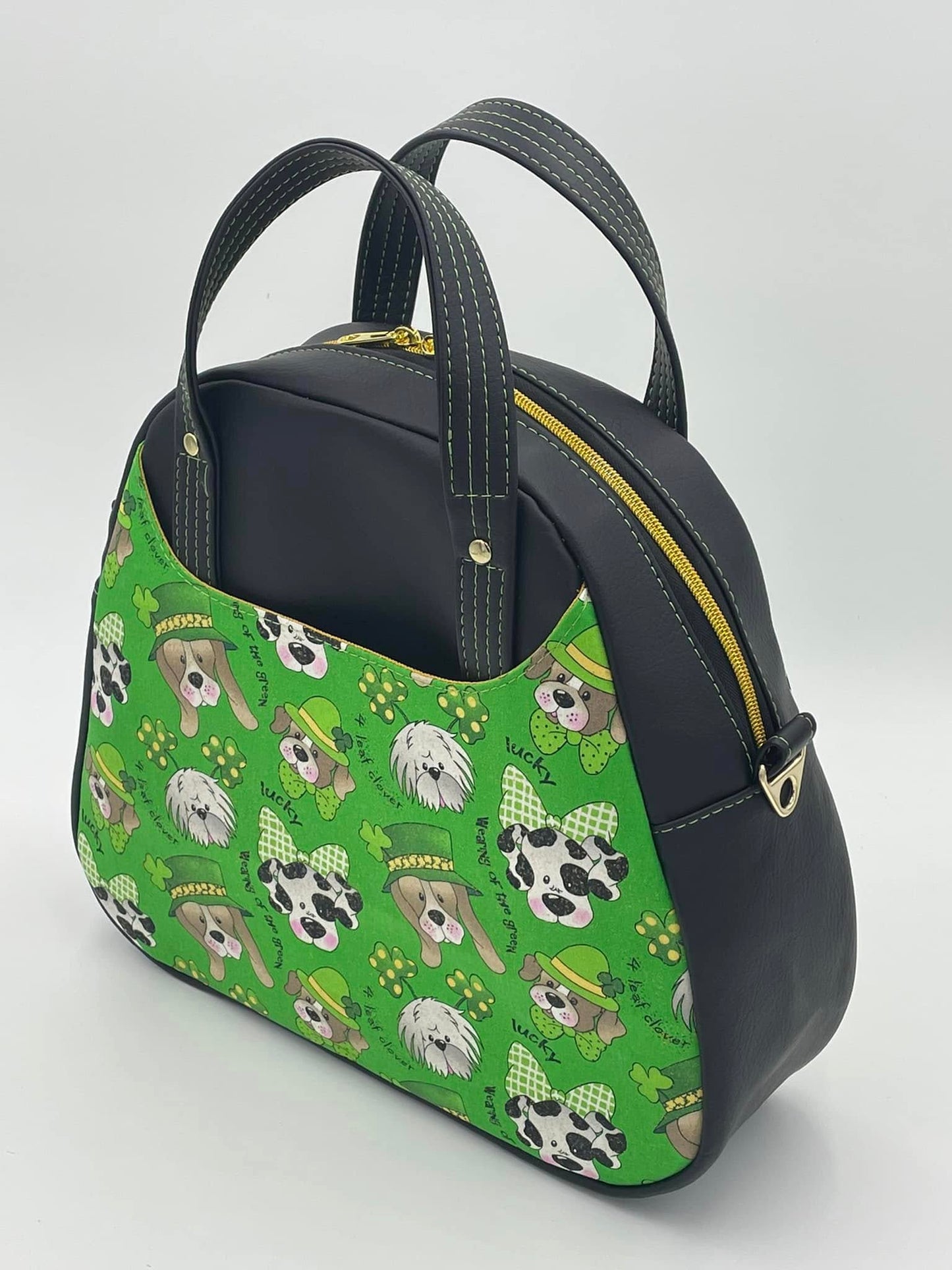 Lucky Pup Handmade Bowler Bag